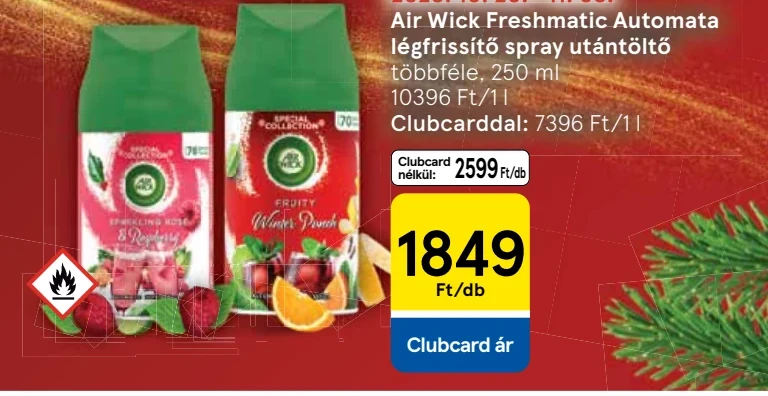 Air Wick Freshmatic Automata légfrissítő spray utántöltő