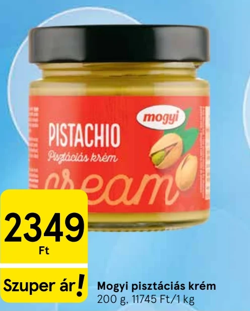 Mogyi pisztáciás krém