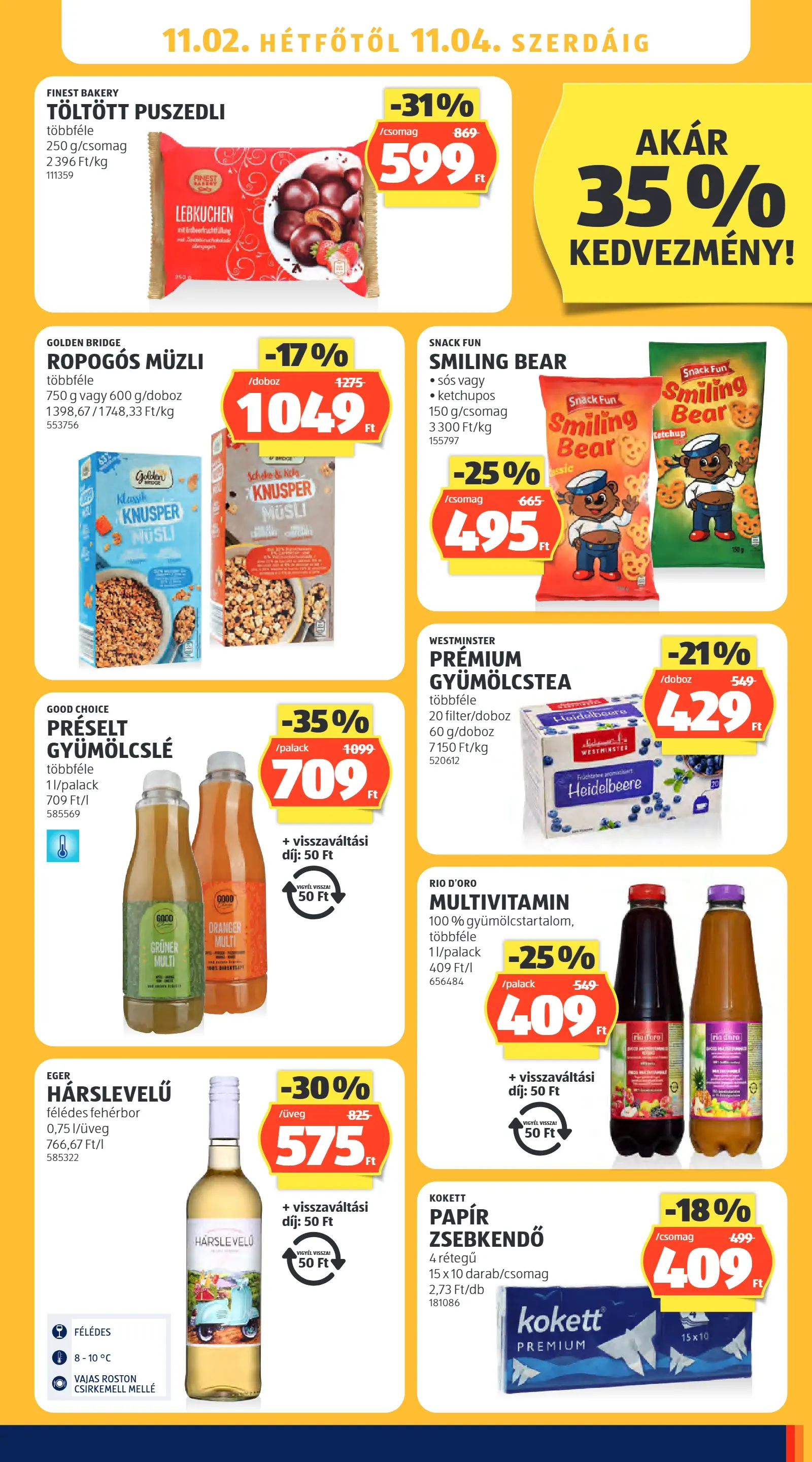 ALDI újság, 37. oldal